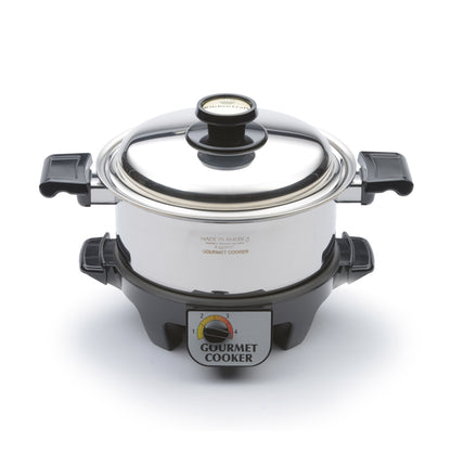 4 Quart Gourmet Slow Cooker Set - WaterlessCookware