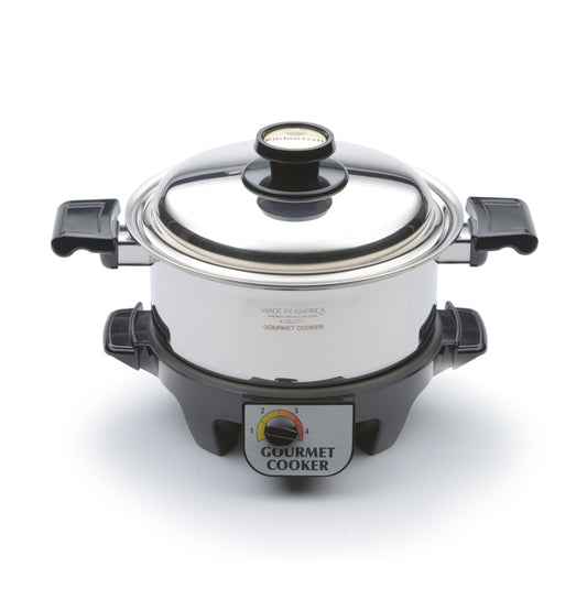 4 Quart Gourmet Slow Cooker Set - WaterlessCookware